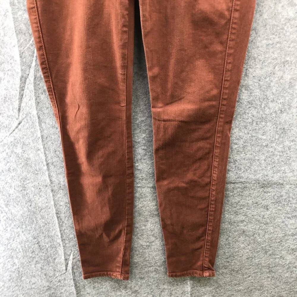 Rich & Skinny Low Rise Skinny Jeans Womens Size 27‎ Brown Stretch Chocolate